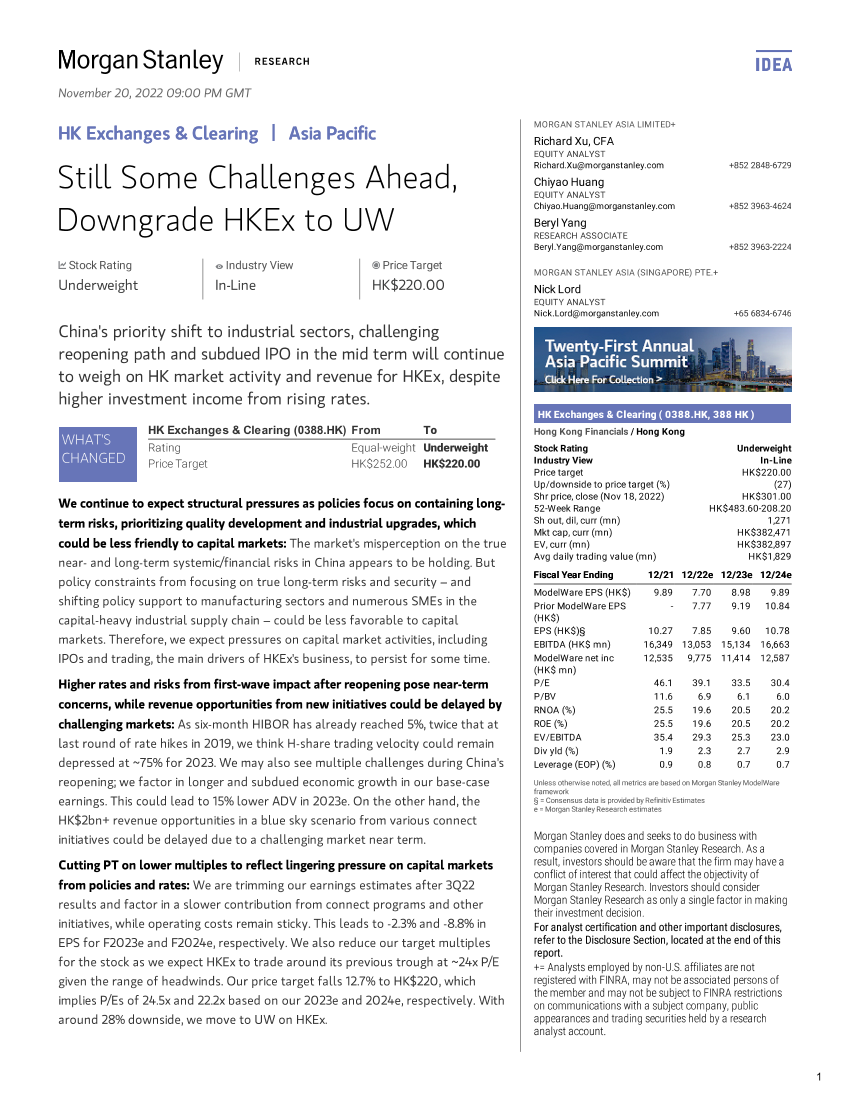 0388.HK-Morgan Stanley-HK Exchanges  Clearing Still Some Challenges Ahead, Downgr...-992775730388.HK-Morgan Stanley-HK Exchanges  Clearing Still Some Challenges Ahead, Downgr...-99277573_1.png